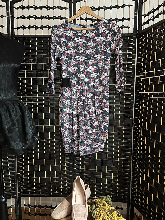 Warehouse Floral Body con Dress, New without tag Size S