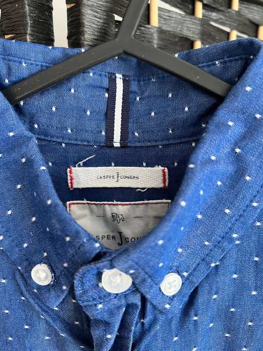 Jasper Conran Blue Dotted Polo Shirt Used once Boys 10-12 y/o