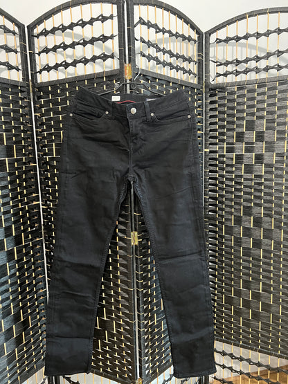 Tommy Hilfiger Black Jeans Stretchable Used once W28 L32