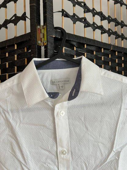 John Rocha White Formal Long sleeve Shirt Used once Boys 11 y/0