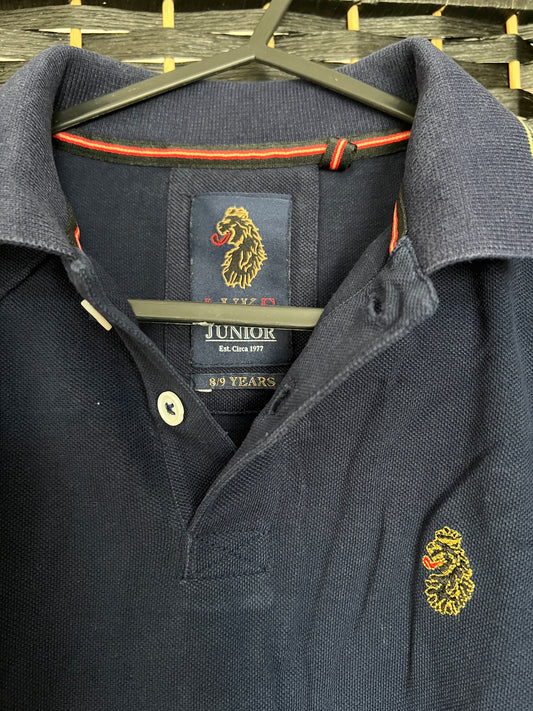 LUKE Navy Blue Polo Shirt Used once Boys 10-12 y/o