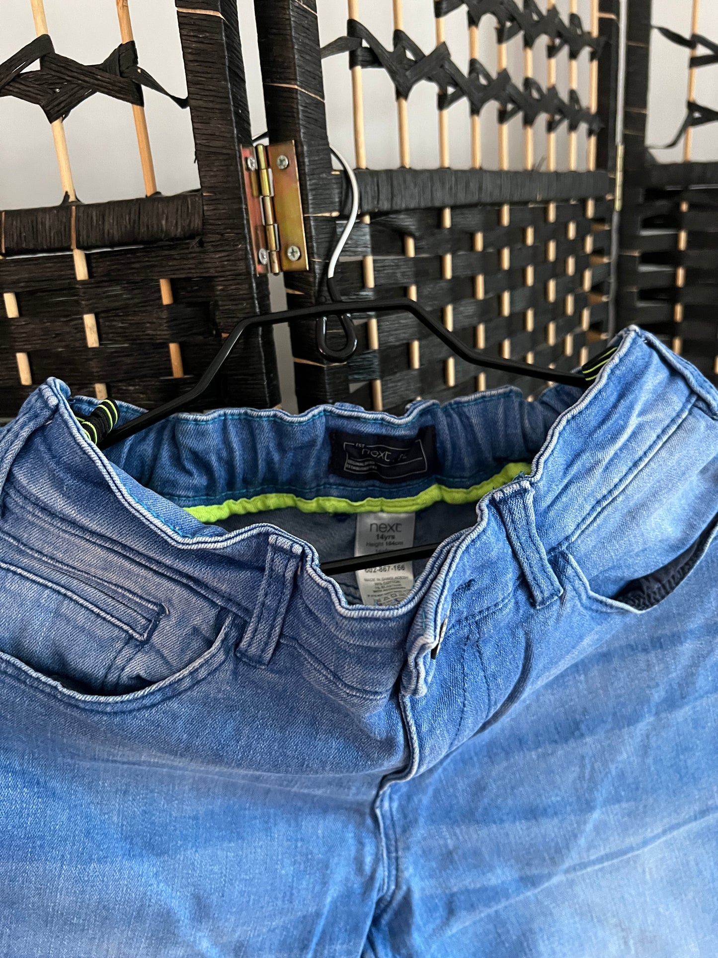 NEXT Denim Shorts Adjustable Waist Boys Used once 14 y/o
