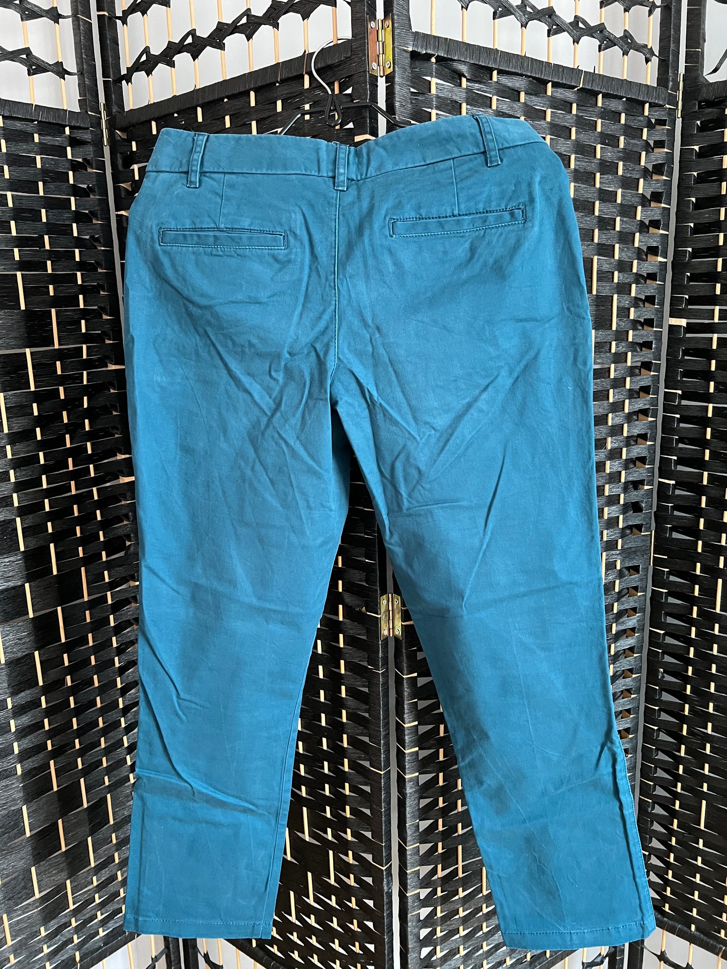 Fat Face Chinos Blue Green Ankle Jeans Pre-owned Size S