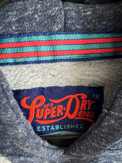 Superdry Blue Sweatshirt Hoodie Like new Size S