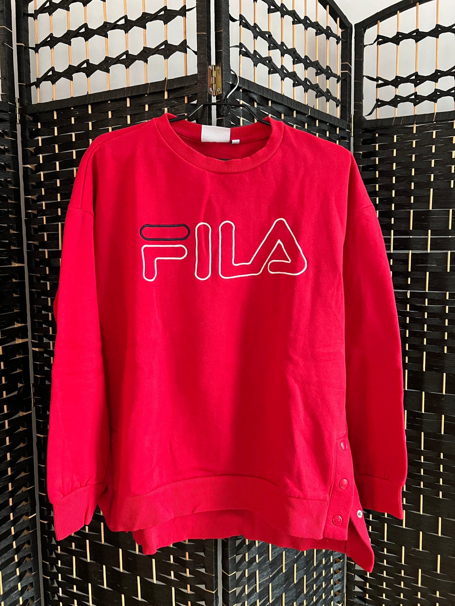 FILA Red Sports Sweatshirt Like new Size S