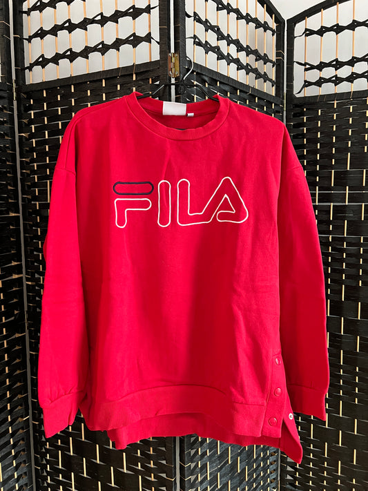 FILA Red Sports Sweatshirt Like new Size S