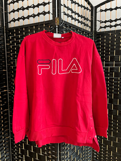 FILA Red Sports Sweatshirt Like new Size S