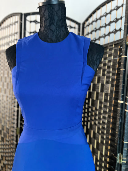 Armani Long Royal Blue Formal Party Dress Pre-owned Size S