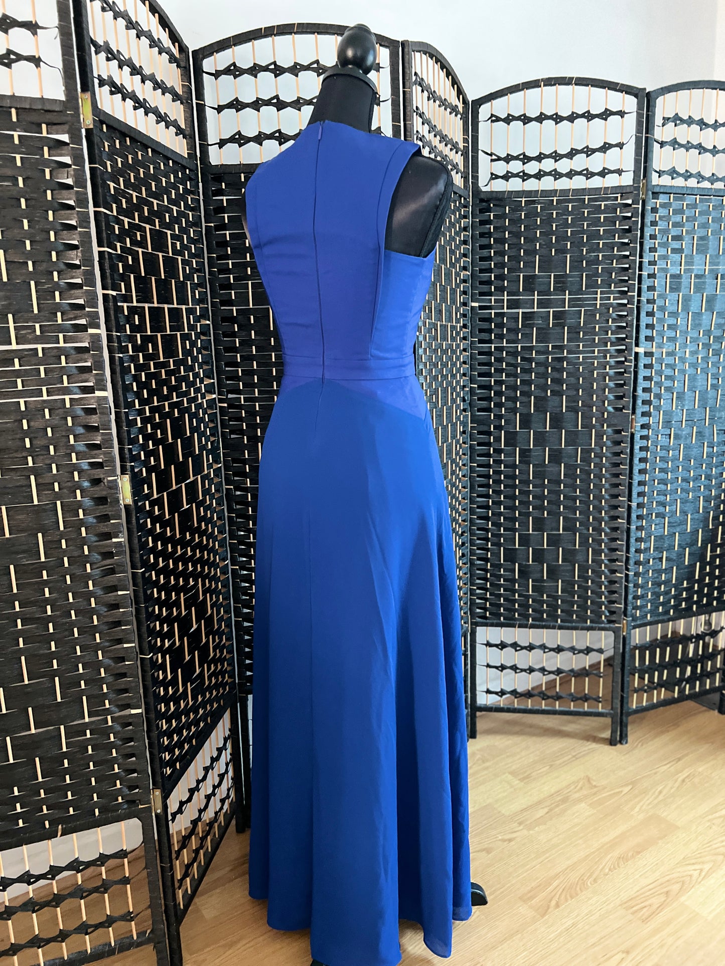 Armani Long Royal Blue Formal Party Dress Pre-owned Size S