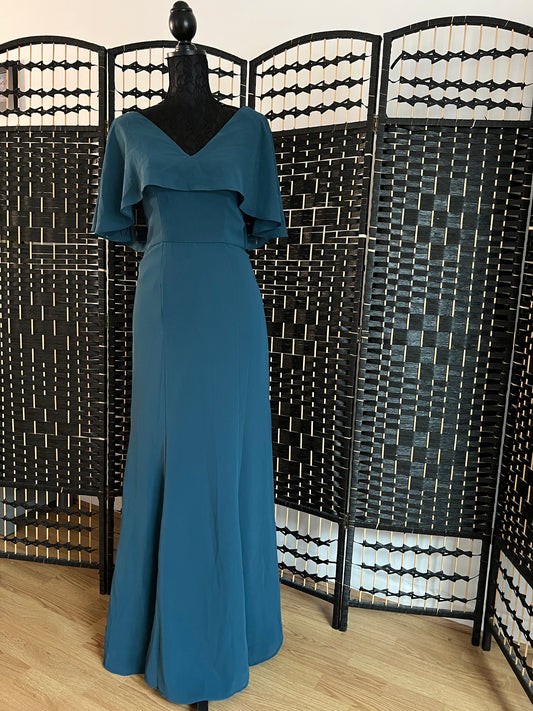 Chi-Chi London Teal Long Evening Dress New without tag S/M