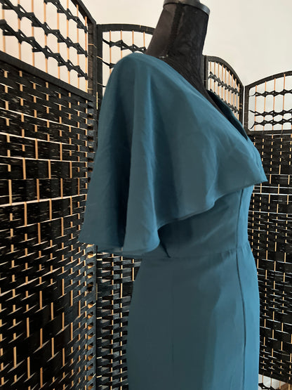 Chi-Chi London Teal Long Evening Dress New without tag S/M