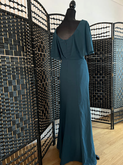 Chi-Chi London Teal Long Evening Dress New without tag S/M