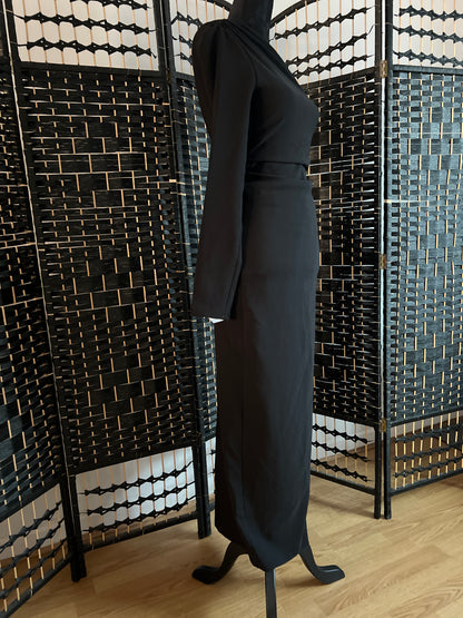 Zara One-sleeve Long Formal Midi Dress (New) S