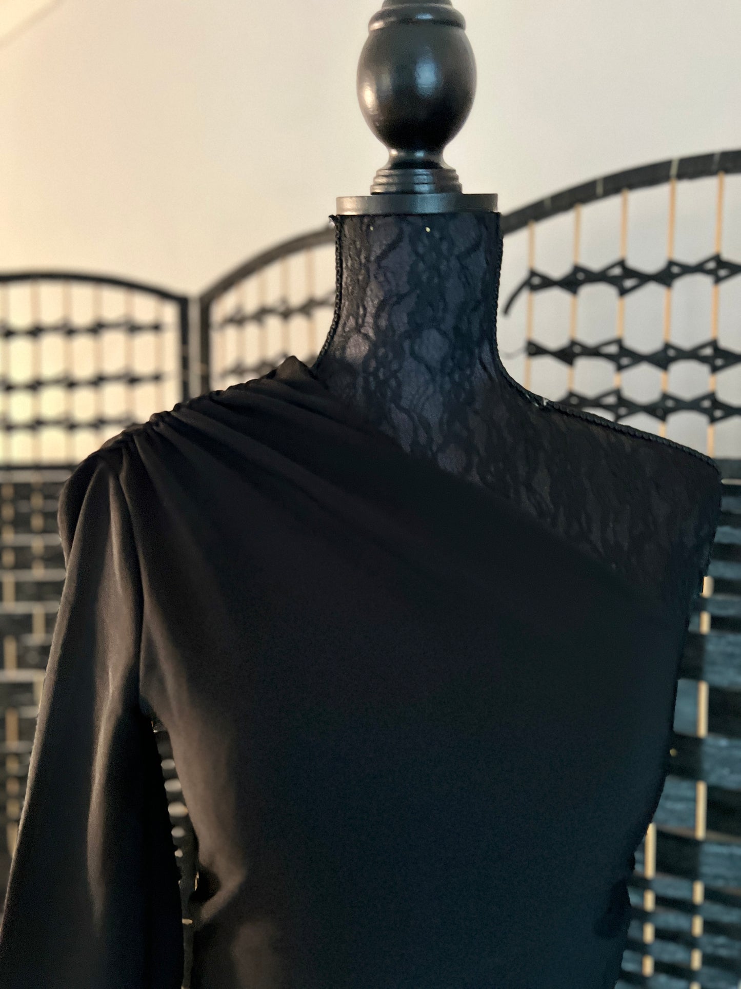 Zara One-sleeve Long Formal Midi Dress (New) S