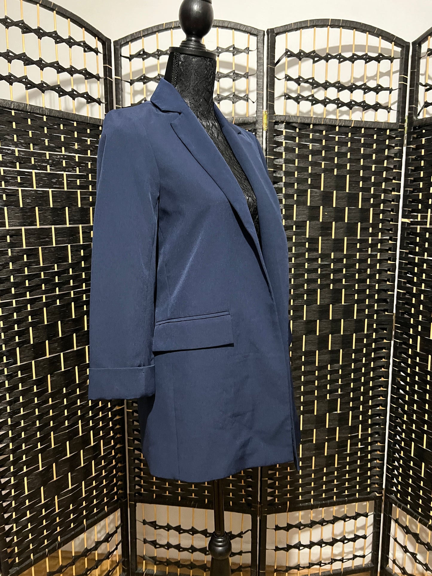 Nobody's Child Navy Blue Blazer Used once Size S/M