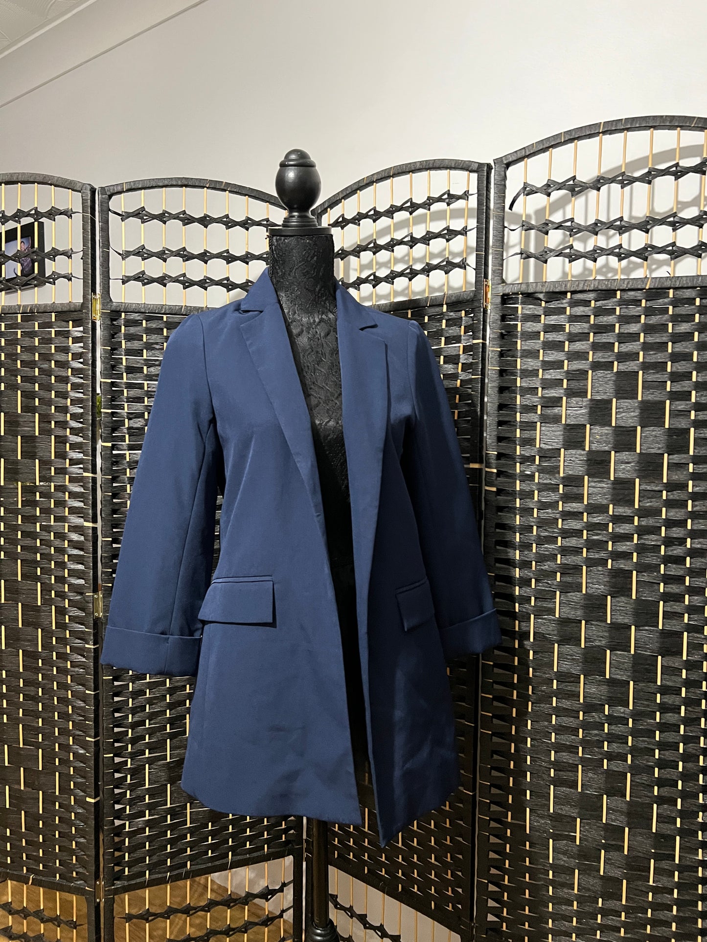 Nobody's Child Navy Blue Blazer Used once Size S/M