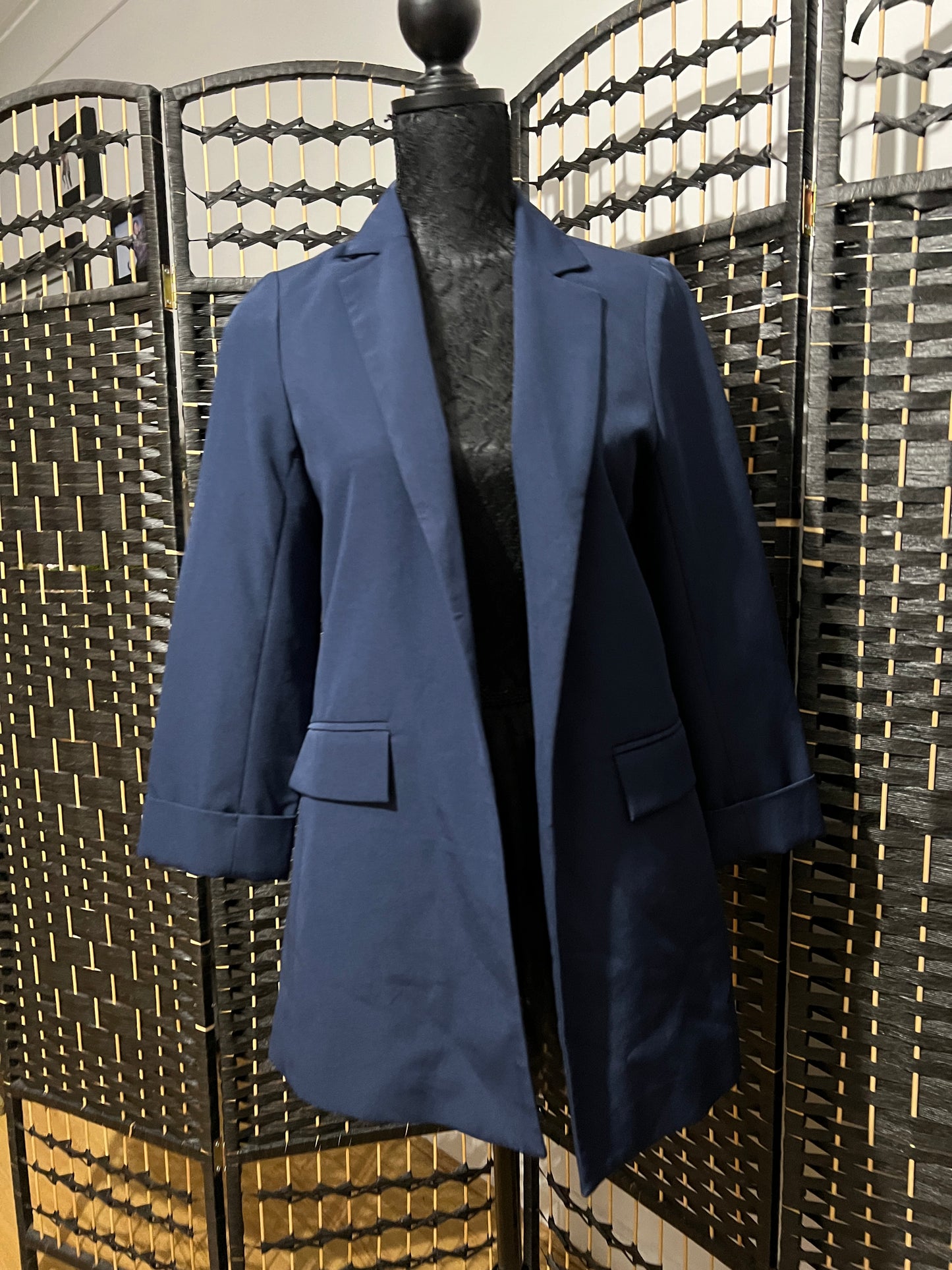 Nobody's Child Navy Blue Blazer Used once Size S/M