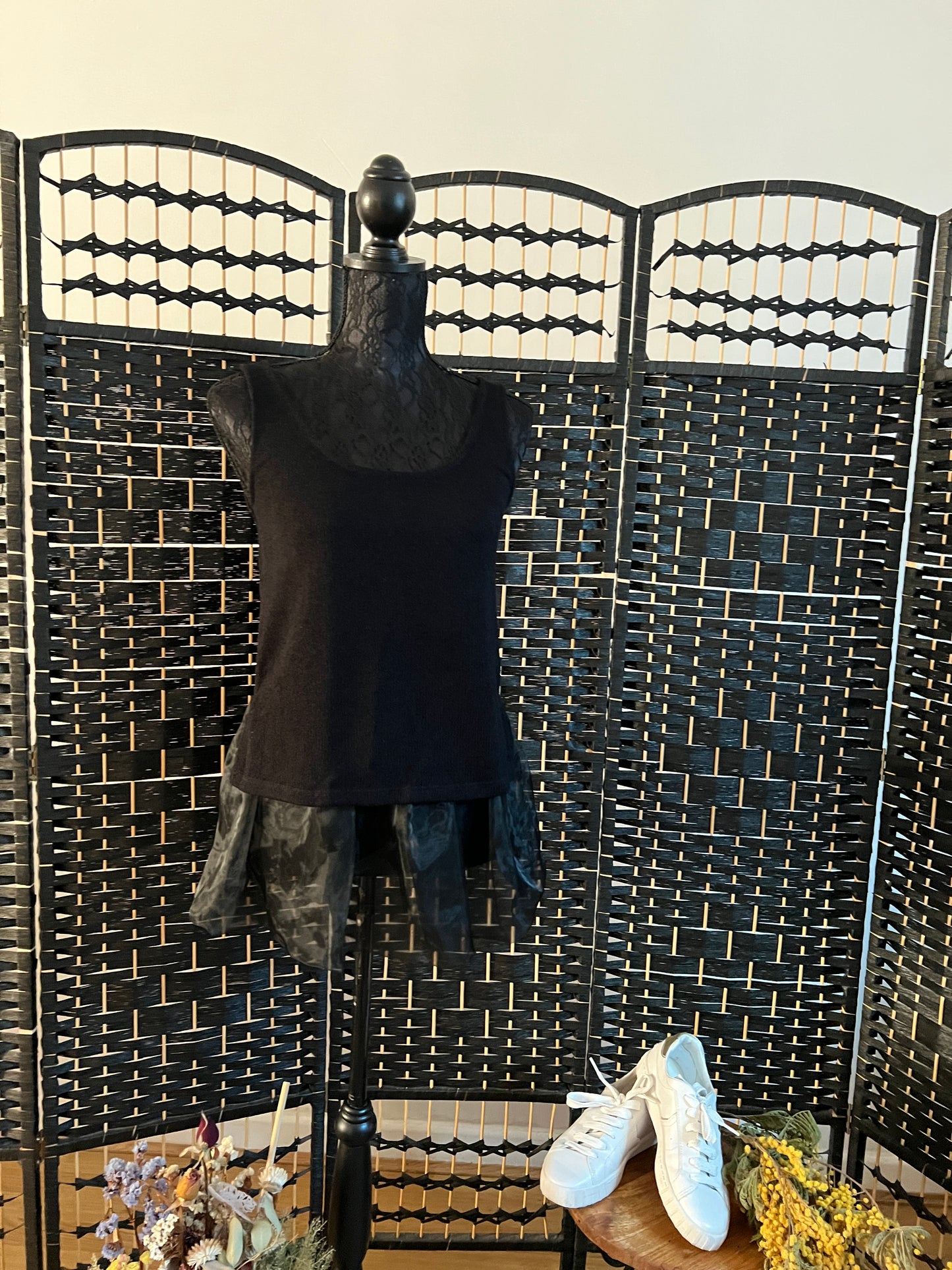 H&M Black Sleeveless Blouse New without tag Size XS