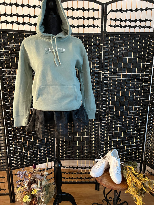Hollister Mint Green Hoodie Pre-owned Size XXS