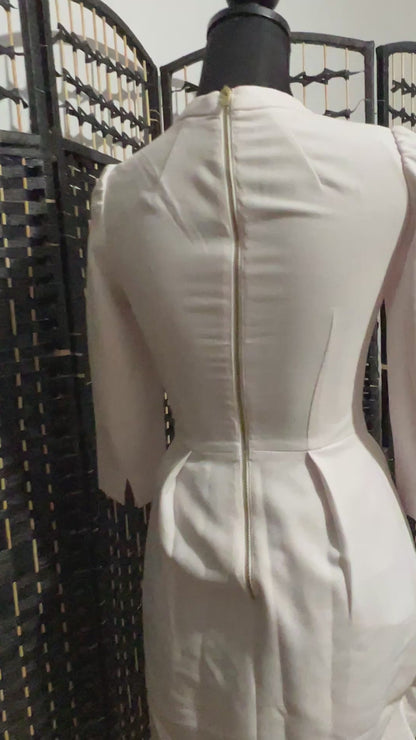 H&M White Vintage style with button details Used once Size S