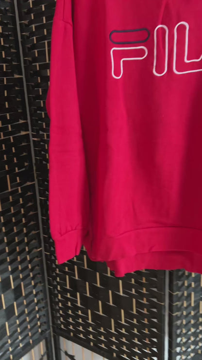 FILA Red Sports Sweatshirt Like new Size S